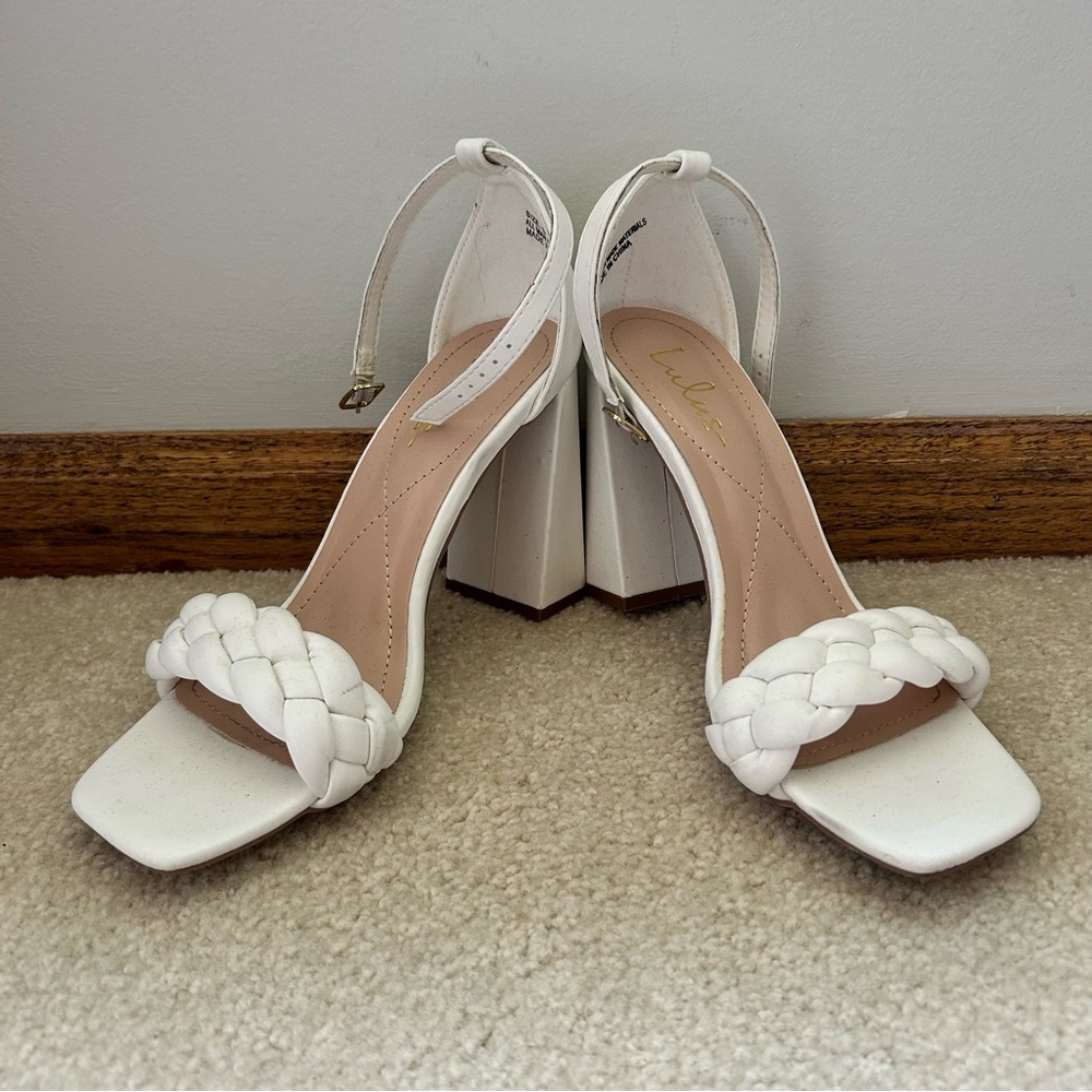 Lulu's Braided Box Heels
